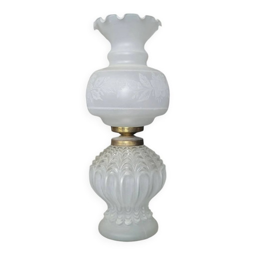 Lampe en verre des années 70