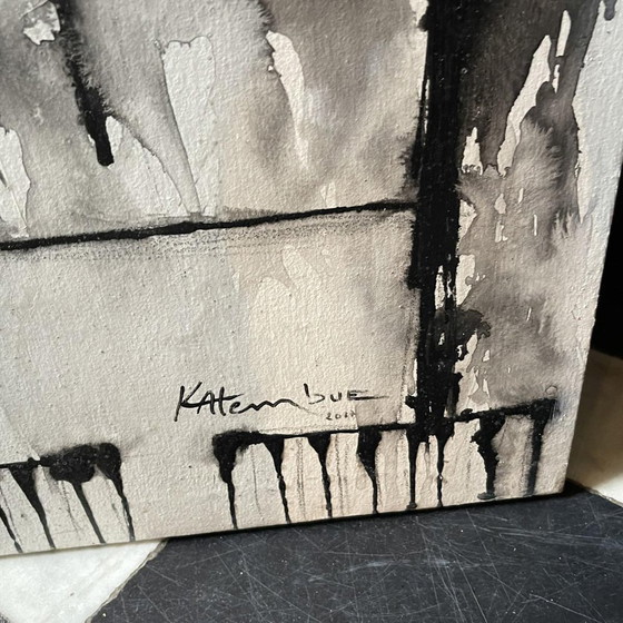 Jean-Pierre Katembwe, Naissance d'une Fille, Huile sur Toile, 2017 – Peintures et dessins, Canvas, Abstract (photo 9 of 12)