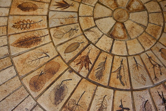 Image 1 of Coffee table signed R. Capron, Les Herbiers Collection, Vallauris – 1960