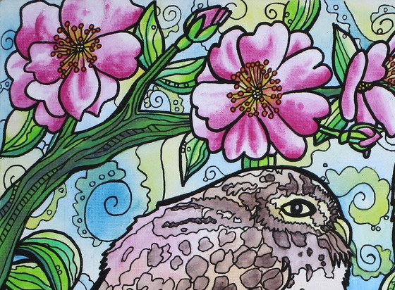 Image 1 of Ensemble joyeux de jeunes hiboux - Erica Muizer