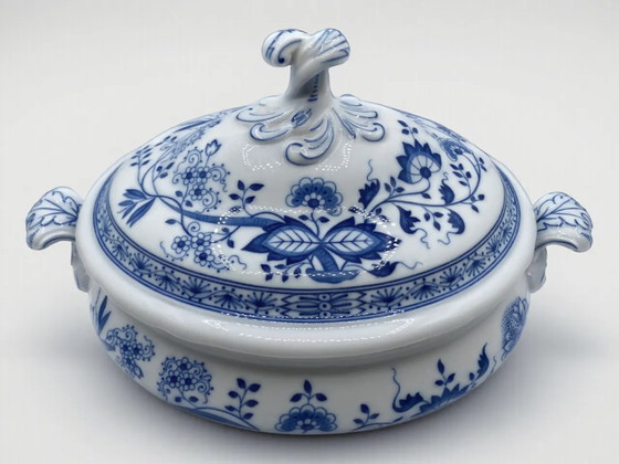 Image 1 of Hutschenreuther (Rosenthal) Suppenterrine „Blaue Zwiebel“ (Zwiebelmuster).
