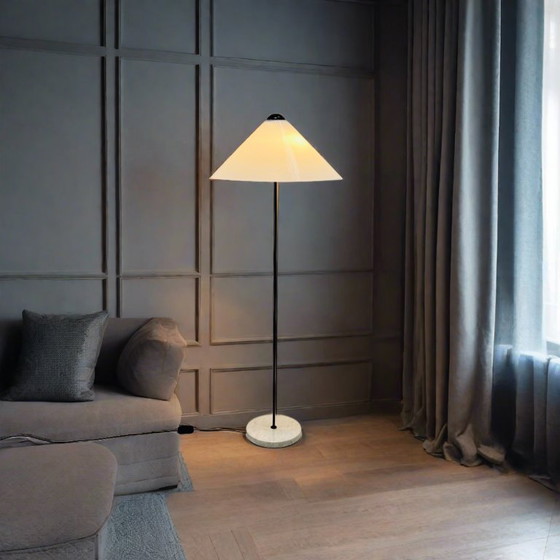Image 1 of Oluce Floor Lamp Vico Magistretti Model Snow 1970