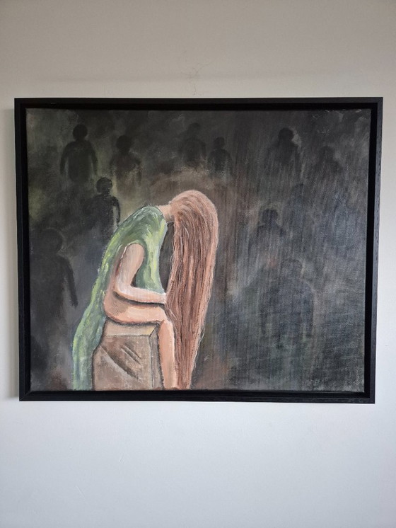 Image 1 of Einzigartiges Gemälde einer Frau – Eigenkreation mit Zertifikat