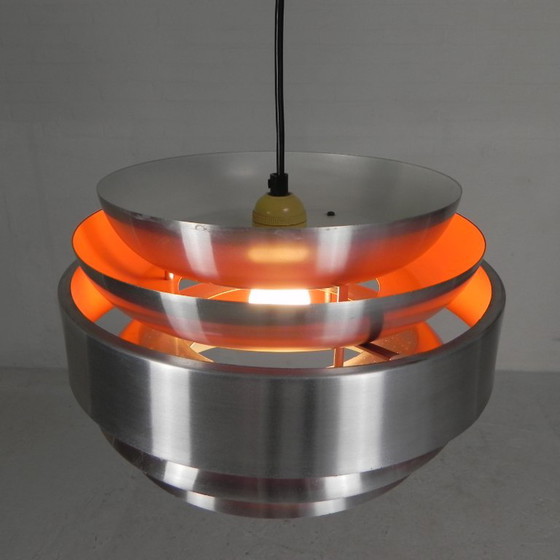 Vintage aluminum Pendant lamp Lakro Amstelveen, 1960s – Aluminium (photo 14 of 15)