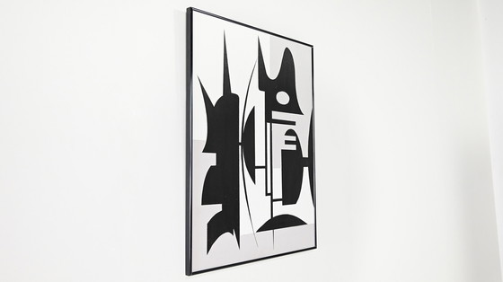 Image 1 of Artist Unknown, Abstract Composition, Acrylic on Canvas.