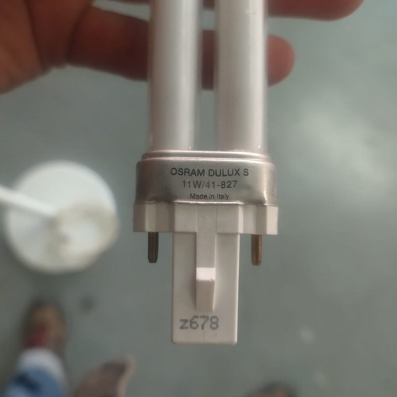 Image 1 of 1x space age arc floor light