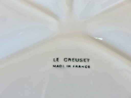 Le Creuset, Francia, juego de 6 platos compartimentados, 1970, vintage
