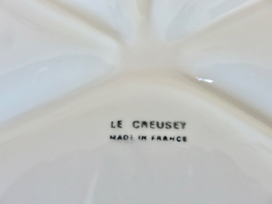 Image 1 of Le Creuset, France, set of 6 compartmentalized plates, 1970, vintage