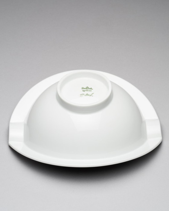 Image 1 of Rosenthal Porcelain Curated Set Wolf Karnagel “Owl” Vases & Jan van der Vaart