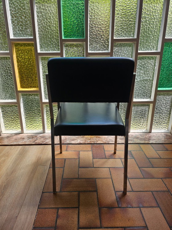 Image 1 of Sleek vintage design chair with armrests – 1970s