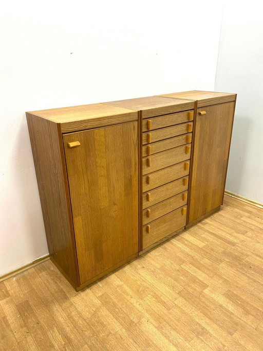 Vintage Cabinets with Drawers, Czech Design, 1980s
