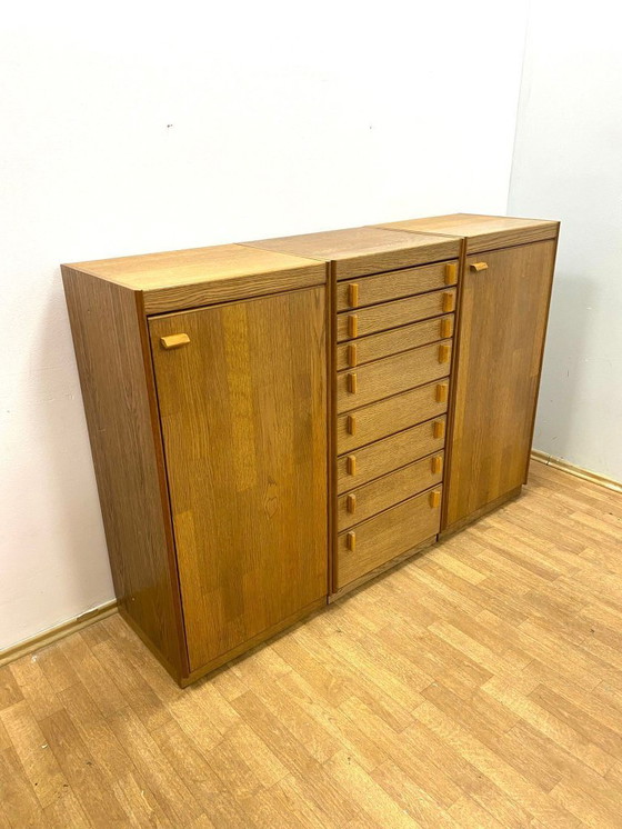 Image 1 of Vintage Cabinets with Drawers, Czech Design, 1980s