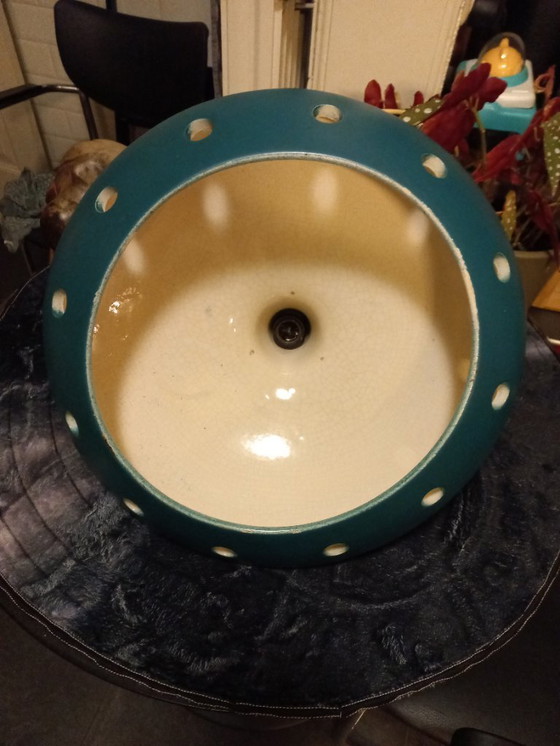 Image 1 of Lampada a sospensione in terracotta vintage danese