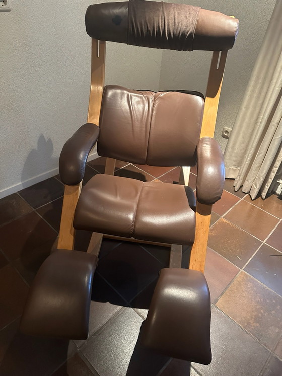 Stokke / Varier Gravity – Poltrone relax, Pelle, Legno (photo 2 of 5)