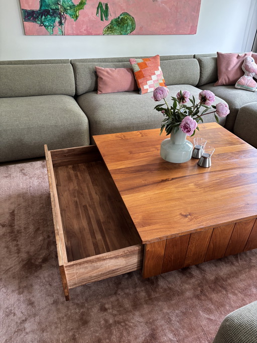 Tavolino da caffè in legno di teak