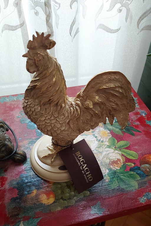 Sculpture décorative de coq par BOGACHO, Russie, 2016–2017