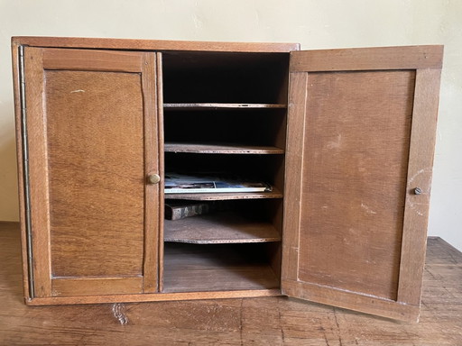 Desk Mailbox Letters Archive Cabinet Vintage French