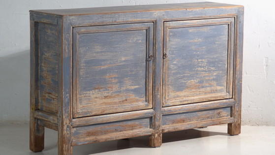 Credenza antica in legno di pino – Cina, circa 1950 – Credenze, Iron, Mid Century Modern (photo 3 of 40)