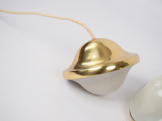 Image 1 of Pair of Danish Vintage Bubi Lamps by Henning Koppel, Louis Poulsen, 1972