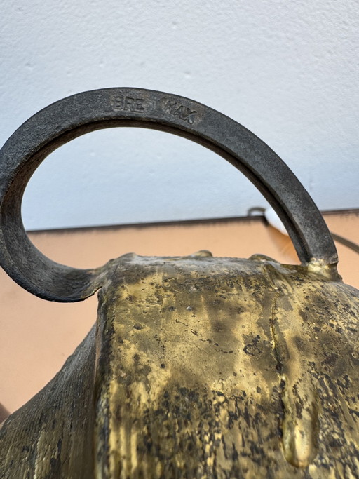 Brutalistische lamp van Max Bré, jaren 60 – tafellampen, Bronze (photo 2 of 15)