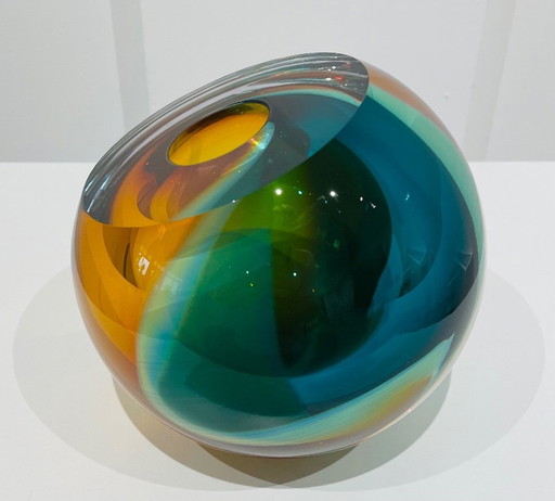 Einzigartiges Glasobjekt „WALD“. Von George Broft