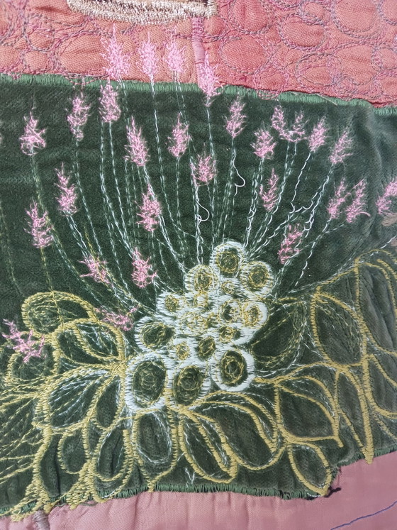 Vintage Patchwork Wall Hanging – Wall decoration, Textile, Velvet (photo 6 of 15)