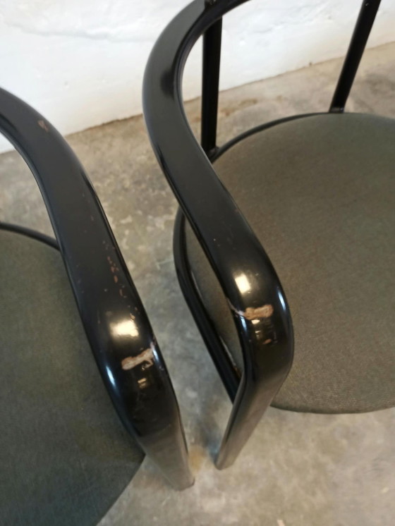 4 x sillas de comedor Carlo Bimbi – Textil, Metal (photo 13 of 15)