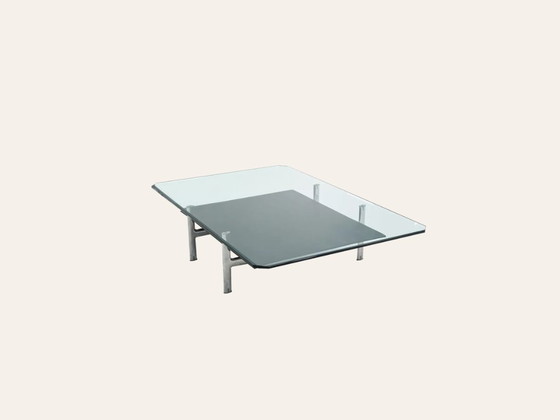 B&B Italia Diesis Coffee Table – Glass | Antonio Citterio – Leather (photo 2 of 5)