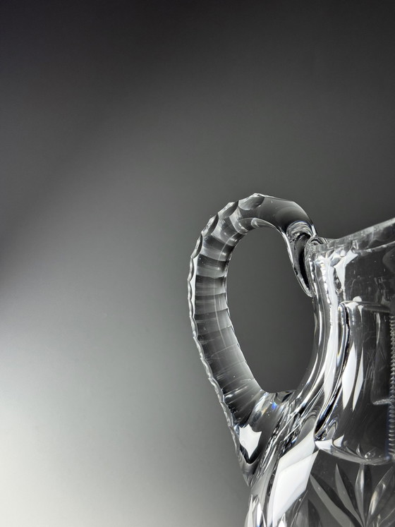 Image 1 of Val Saint Lambert - jaren 1900 - handgeslepen kristallen kan - 1 liter