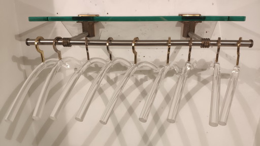 Coat Rack R14 by Peter Ghyczy with 9 Coat Hangers
