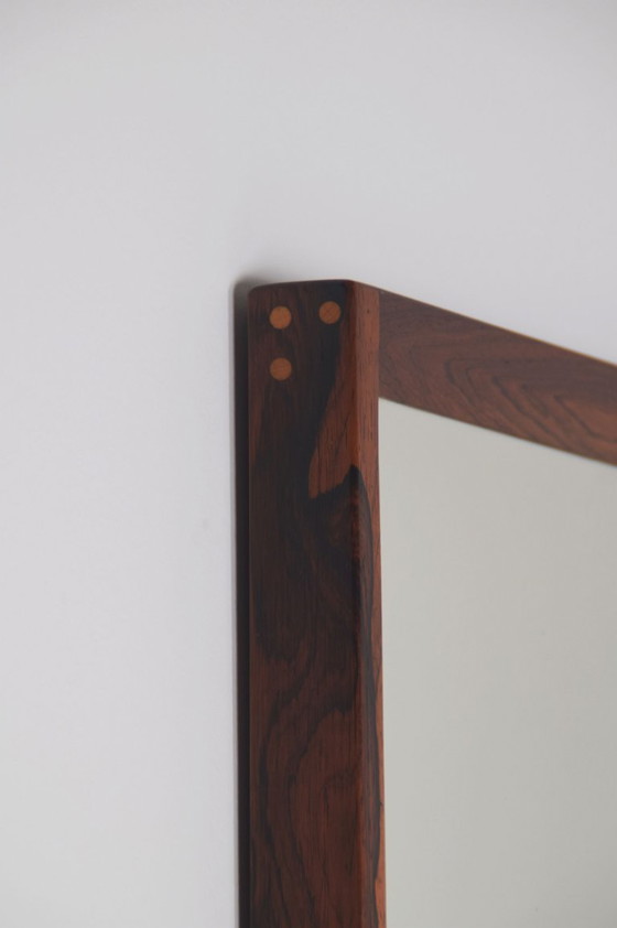 Danish Mirror Model 146 By Kai Kristiansen For Aksel Kjersgaard, 1960s – Wood (photo 3 of 7)