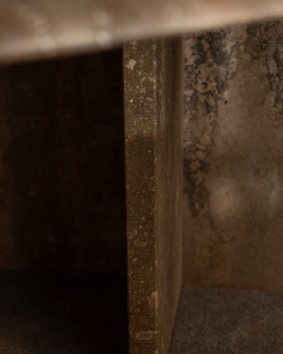 Image 1 of Vintage travertine coffee table, 1970s