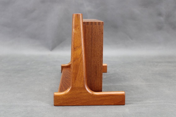 Image 1 of 1950s Paire de rares tables de nuit flottantes en teck de Borge Mogensen par Dyrlund Denmark