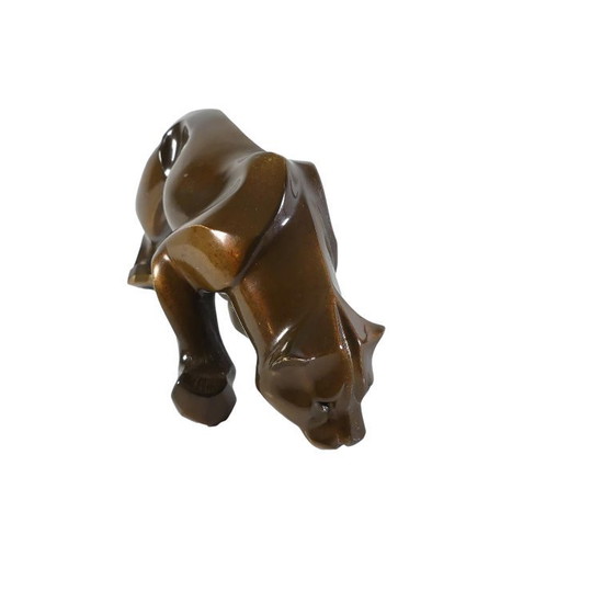 Image 1 of Zeldzame bronzen sculptuur PUMA, Janet Rosetta