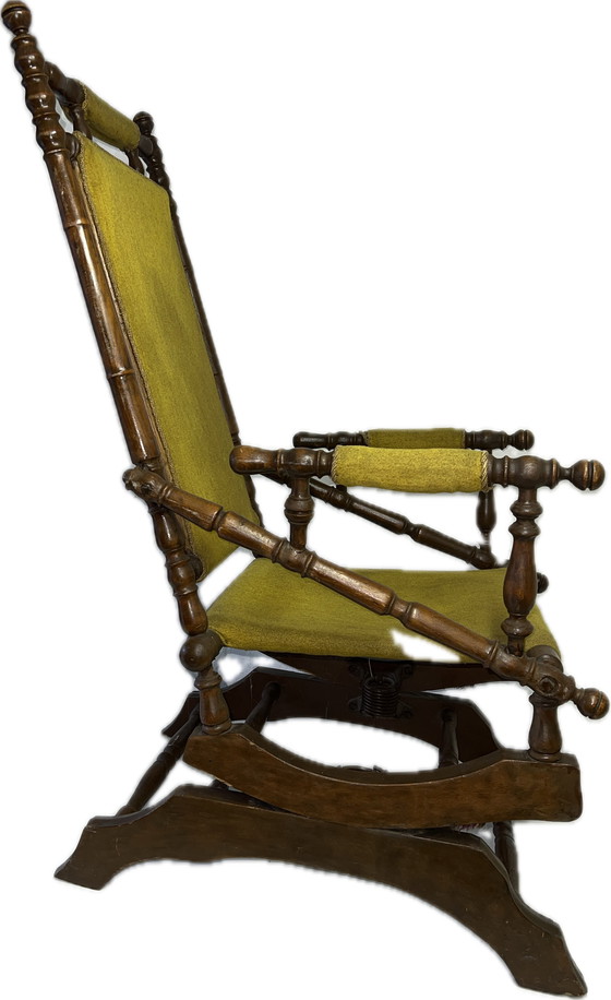 Image 1 of Engelse | Edwardiaanse | Amerikaanse schommelstoel Antiek