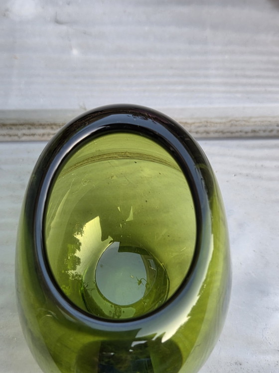 Holmegaard Heart Vase May Green Per Lutken – Glass (photo 7 of 7)