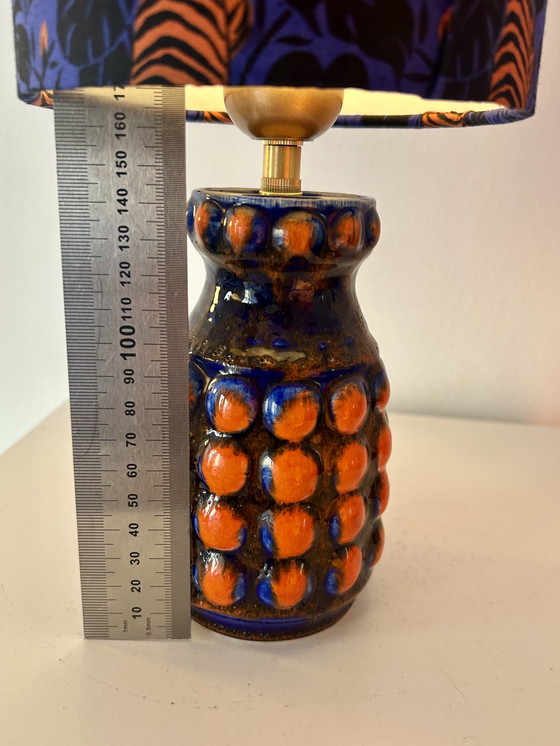 Image 1 of Upcycled table lamp from West Germany, Pop-Art vase by Bay Keramik