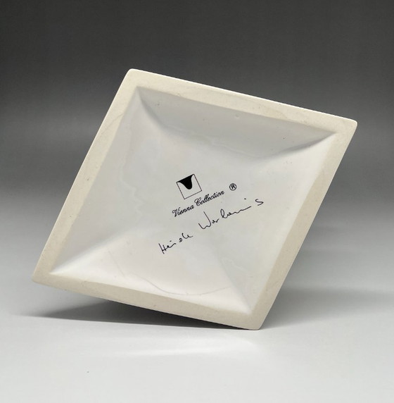 Image 1 of Heide Warlamis Postmoderne Keramik Vase Vienna Collection 1980 1990 Memphis Style