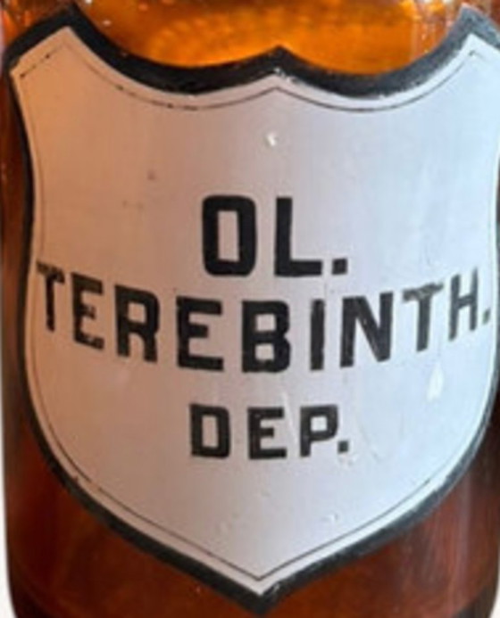 Image 1 of Antieke apothekersfles