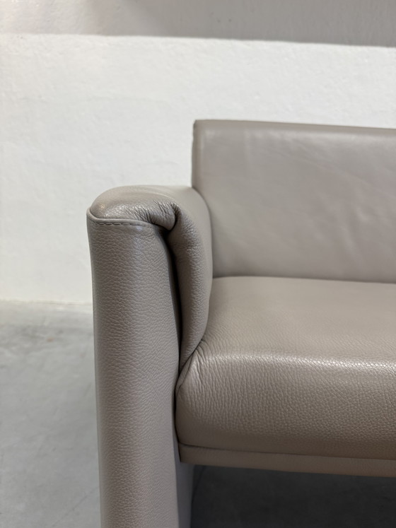 Image 1 of Leolux Boa Vista 3-Sitzer-Sofa, graues Leder