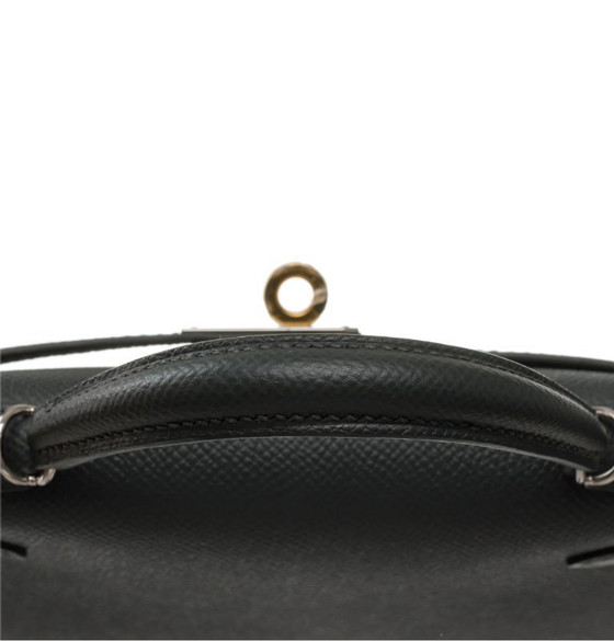 Image 1 of Sac HERMES Kelly Mini en Cuir Vert - 103497
