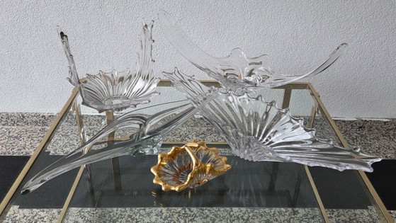 Image 1 of XL Vintage Frans Kristallen Centerpiece (62cm) – Art Vannes / Bayel – met originele sticker