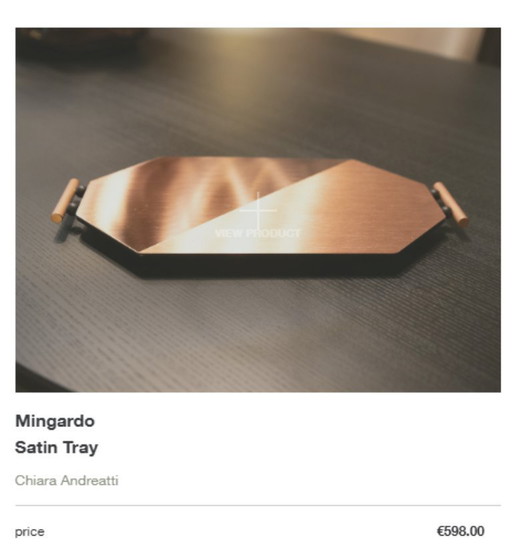 Mingardo satin tray