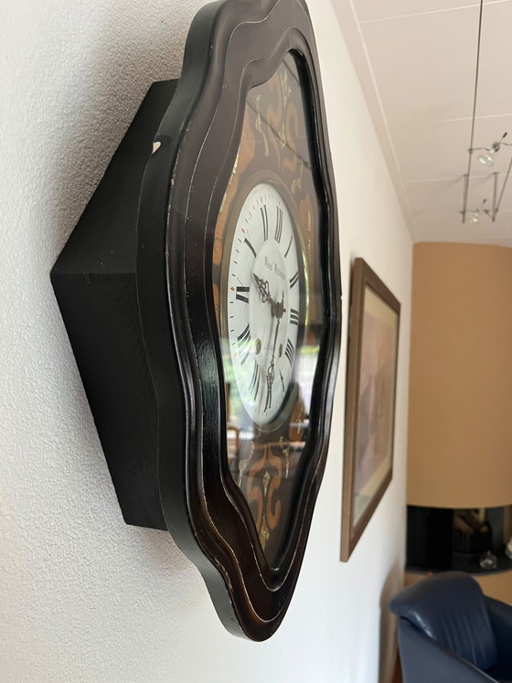 Orologio francese antico, Oeil-de-Boeuf. – Michel Michaud, Glass, Metal (photo 4 of 6)