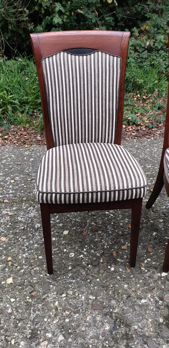 Image 1 of 6 Bannink jugendstil eetkamerstoelen 