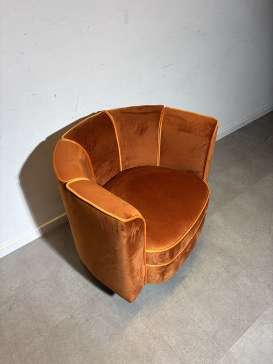 Image 1 of Dutchbone Bloem Bureaustoel Fluweel