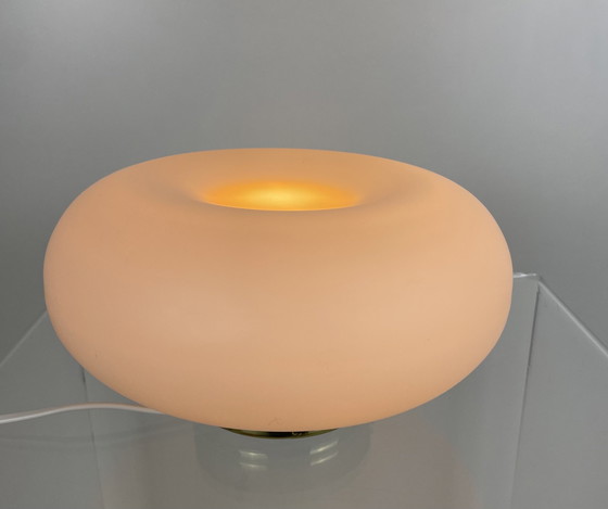 Image 1 of Vintage Raak Design Amsterdam Donut Plafondlamp Melkglas 