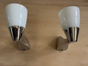 2 bathroom wall lights