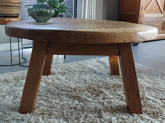 Table basse Brutaliste exclusive - Bois massif robuste (97 cm) – Tables basses, Wood (photo 7 of 10)