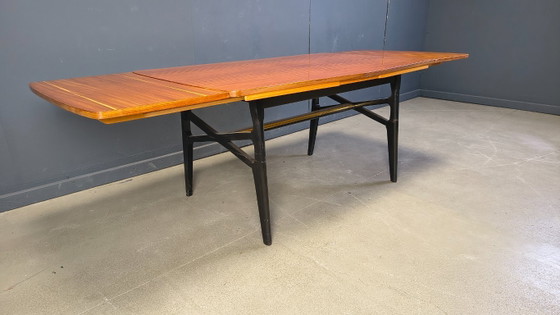 Image 1 of Mid century italian extendable dining table, 1950s 